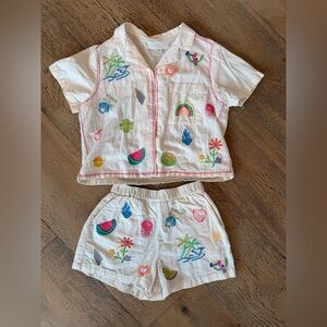 Zara Kids Embroidered Outfit